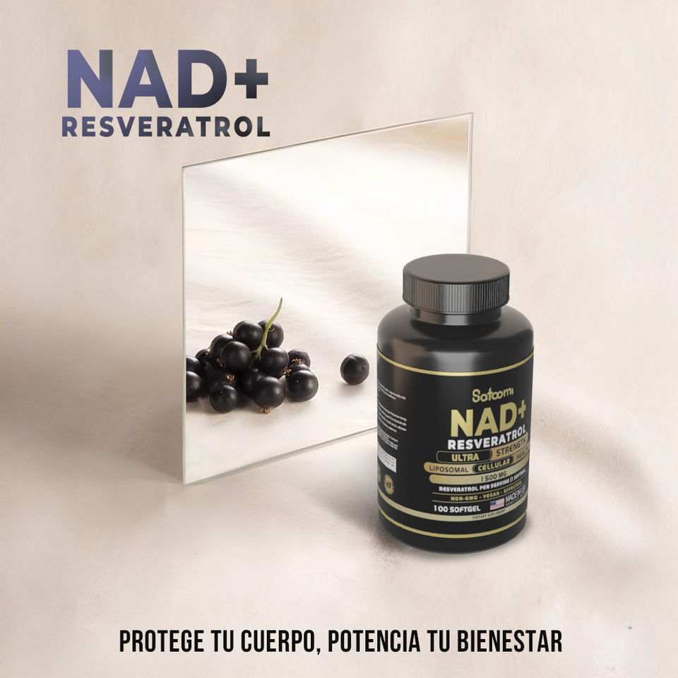 NAD+ Y RESVERATROL BLACK