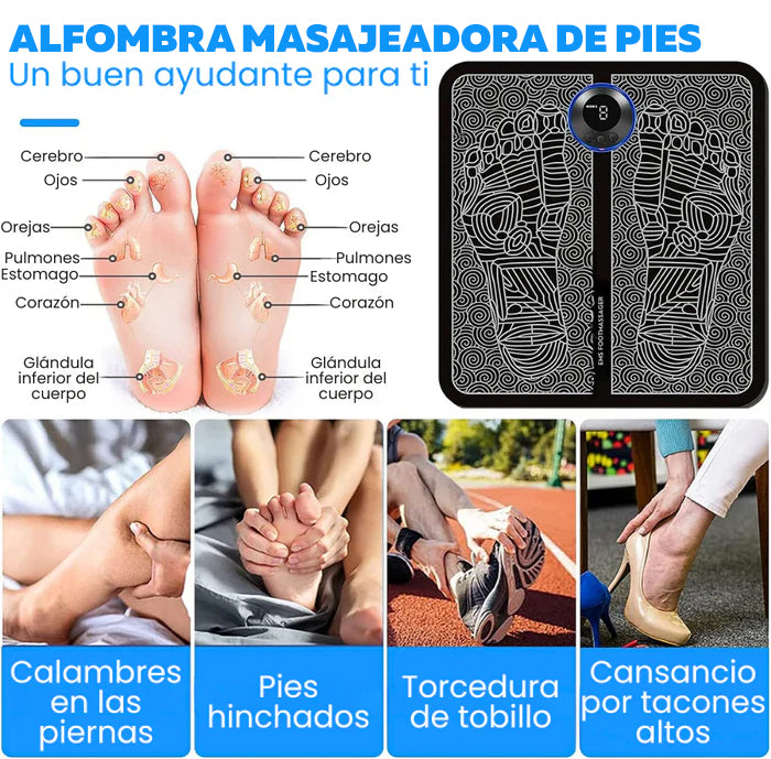 MASAJEADOR DE PIES ELECTRO-ESTIMULADOR