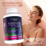 RESVERATROL REJUVENECIMIENTO 1600 MG (100 Cápsulas)